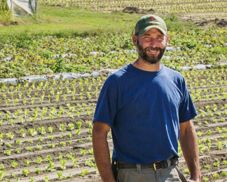  Gideon Porth of Atlas Farm in Deerfield was named the 2015 Farmer of the Year by The Food Bank. 